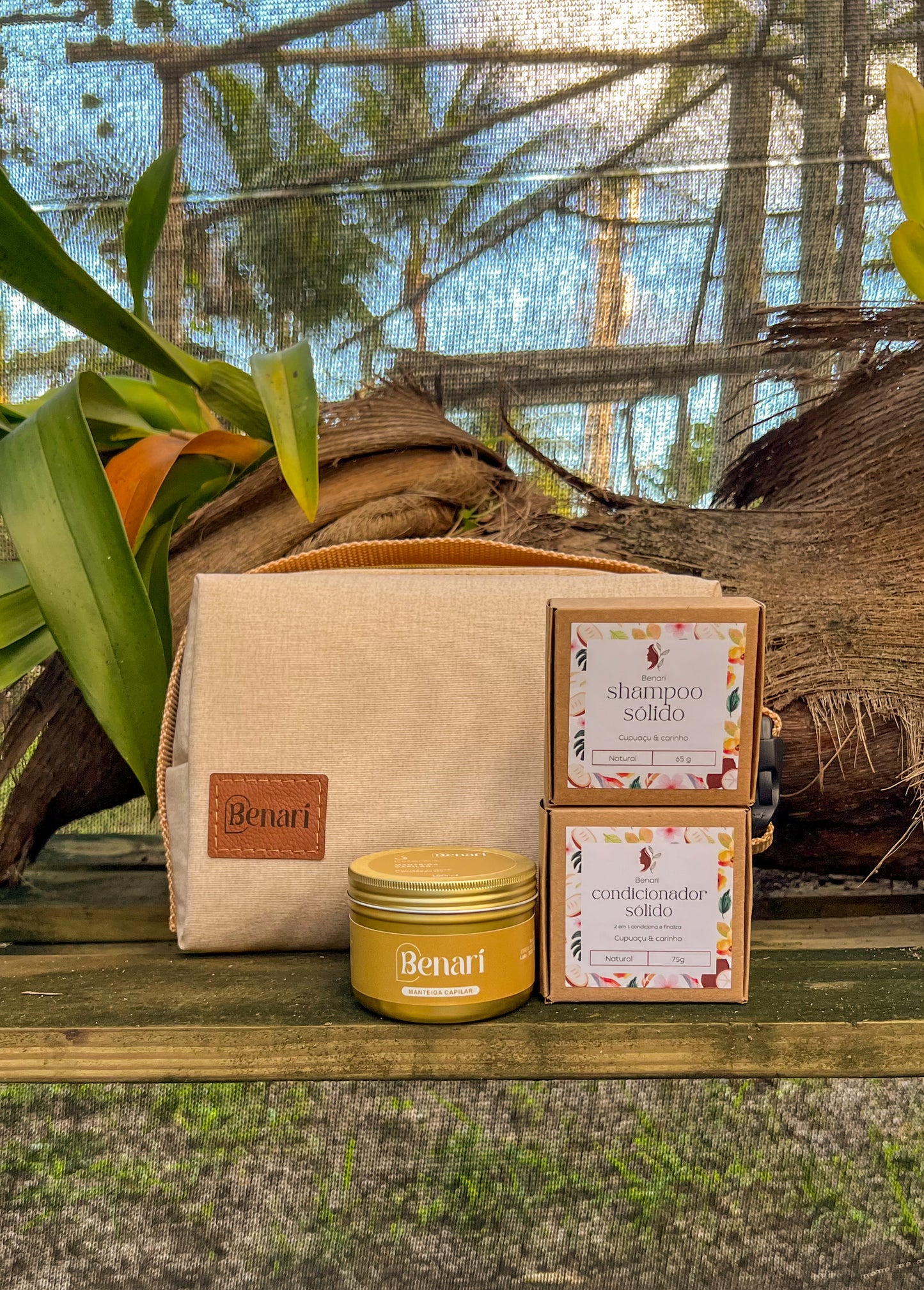 Necessaire Benari + Kit Essência 🌿✨