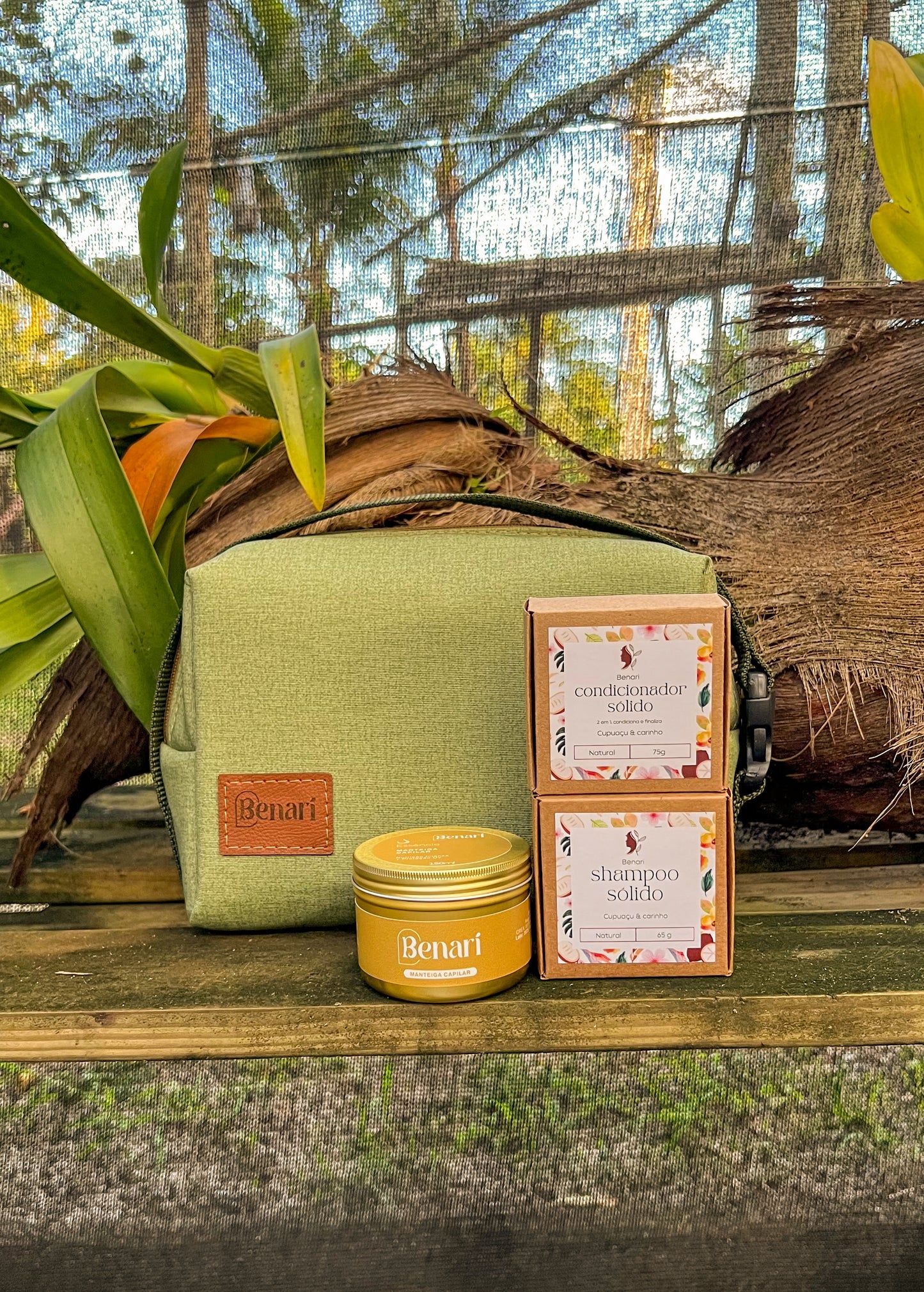 Necessaire Benari + Kit Essência 🌿✨