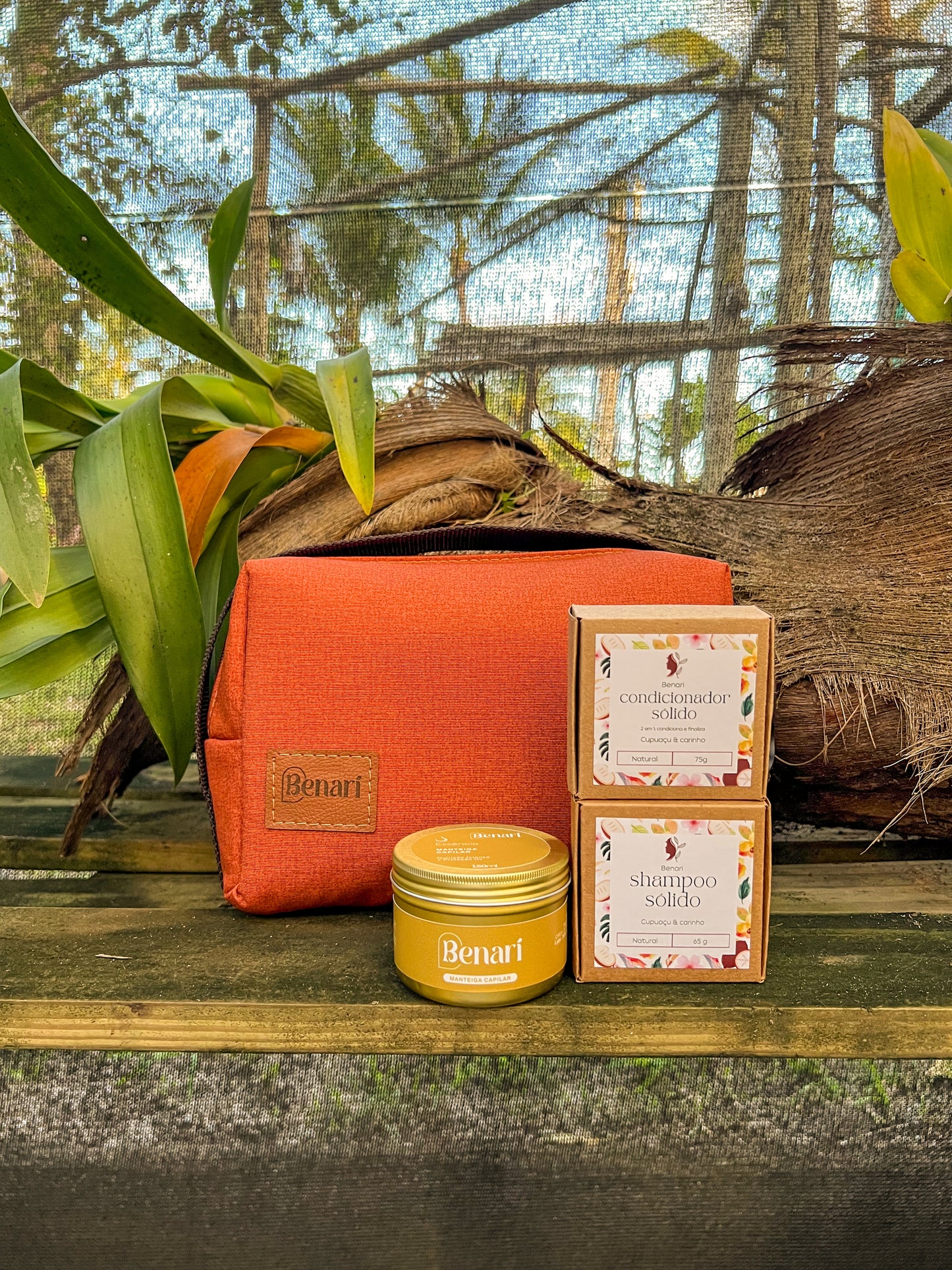 Necessaire Benari + Kit Essência 🌿✨