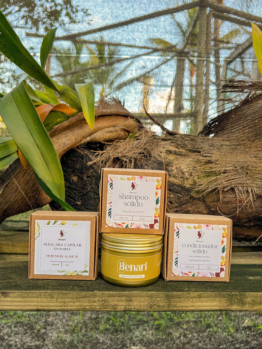 KIT SEU CABELO LINDO + MÁSCARA SÓLIDA